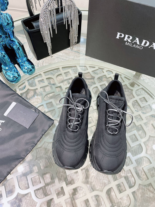 Prada鞋-Prada 厚底 運動鞋 休閒鞋(黑)