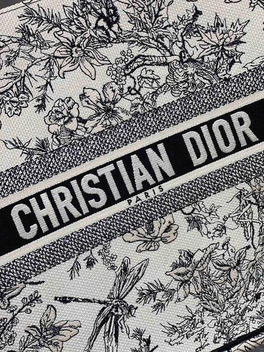 Dior Book Tote-大號41.5cm-蜻蜓系列