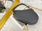 Dior Saddle 馬鞍包-手掌紋-大號黑色-25.5cm