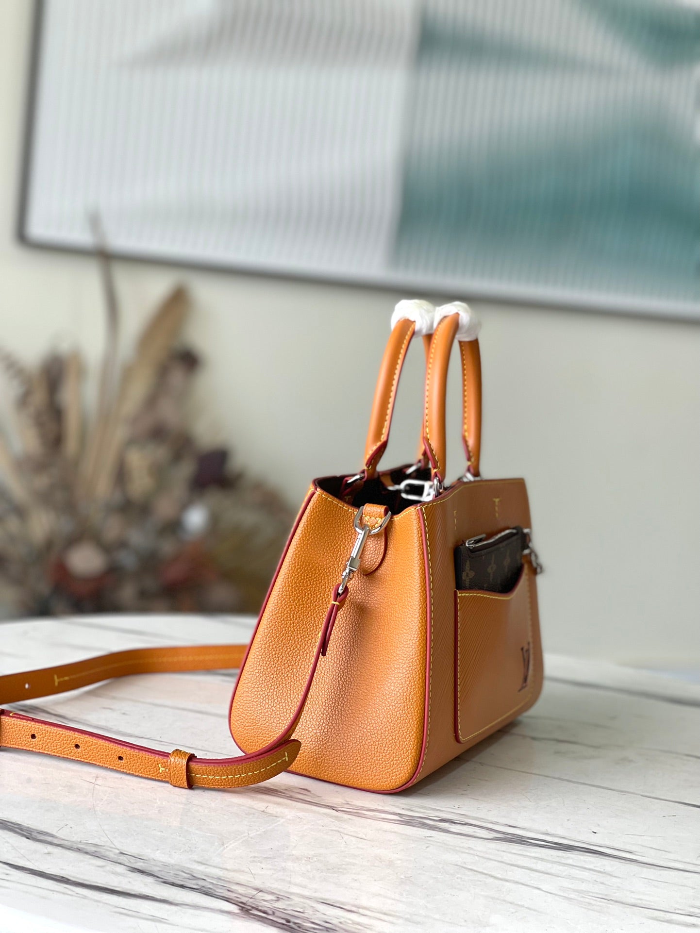 M59953 路L家-Marelle Tote 小號 焦糖色