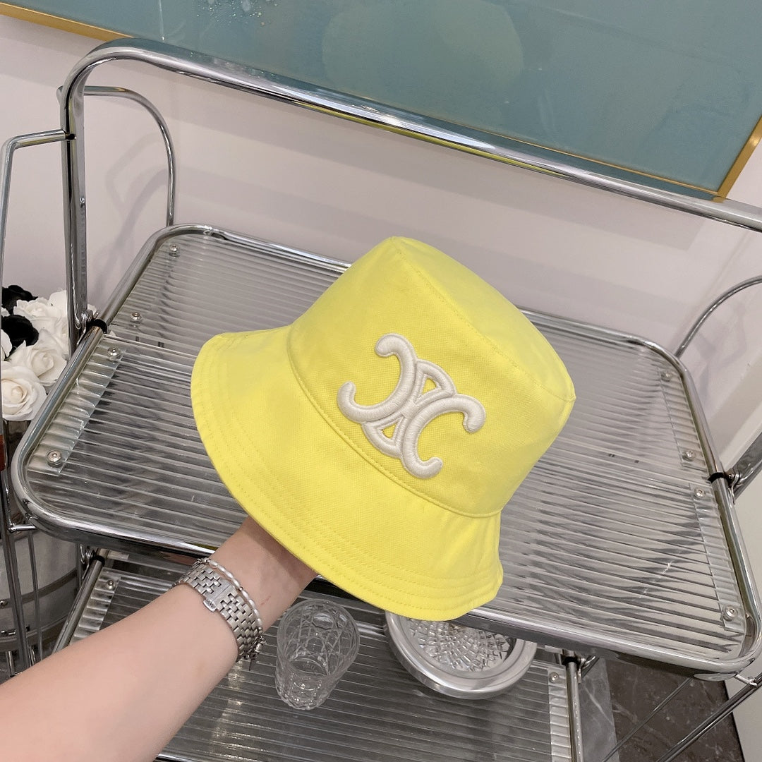 賽C家-純棉刺繡漁夫帽 4色