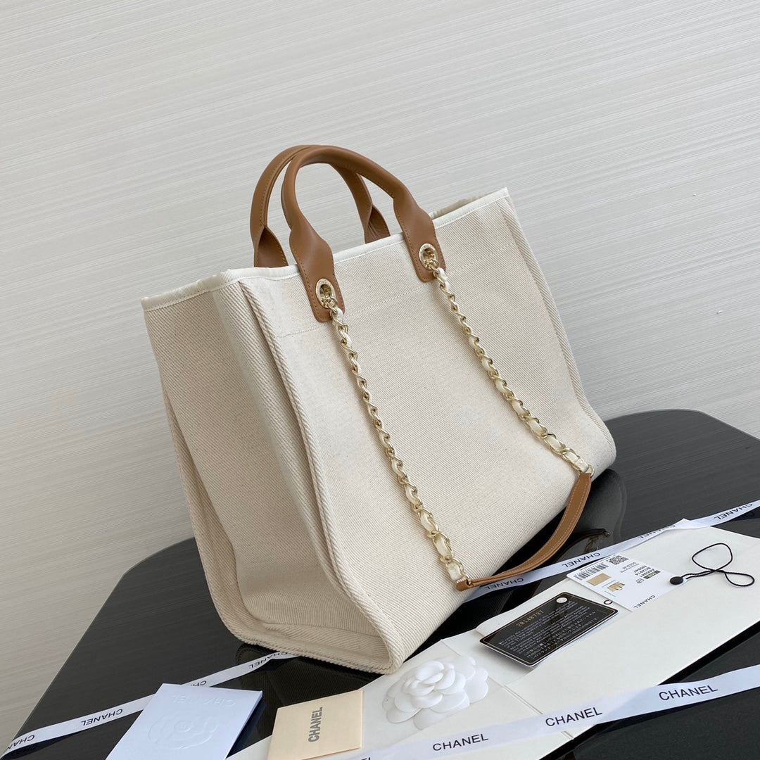 Chanel 珍珠大號沙灘包