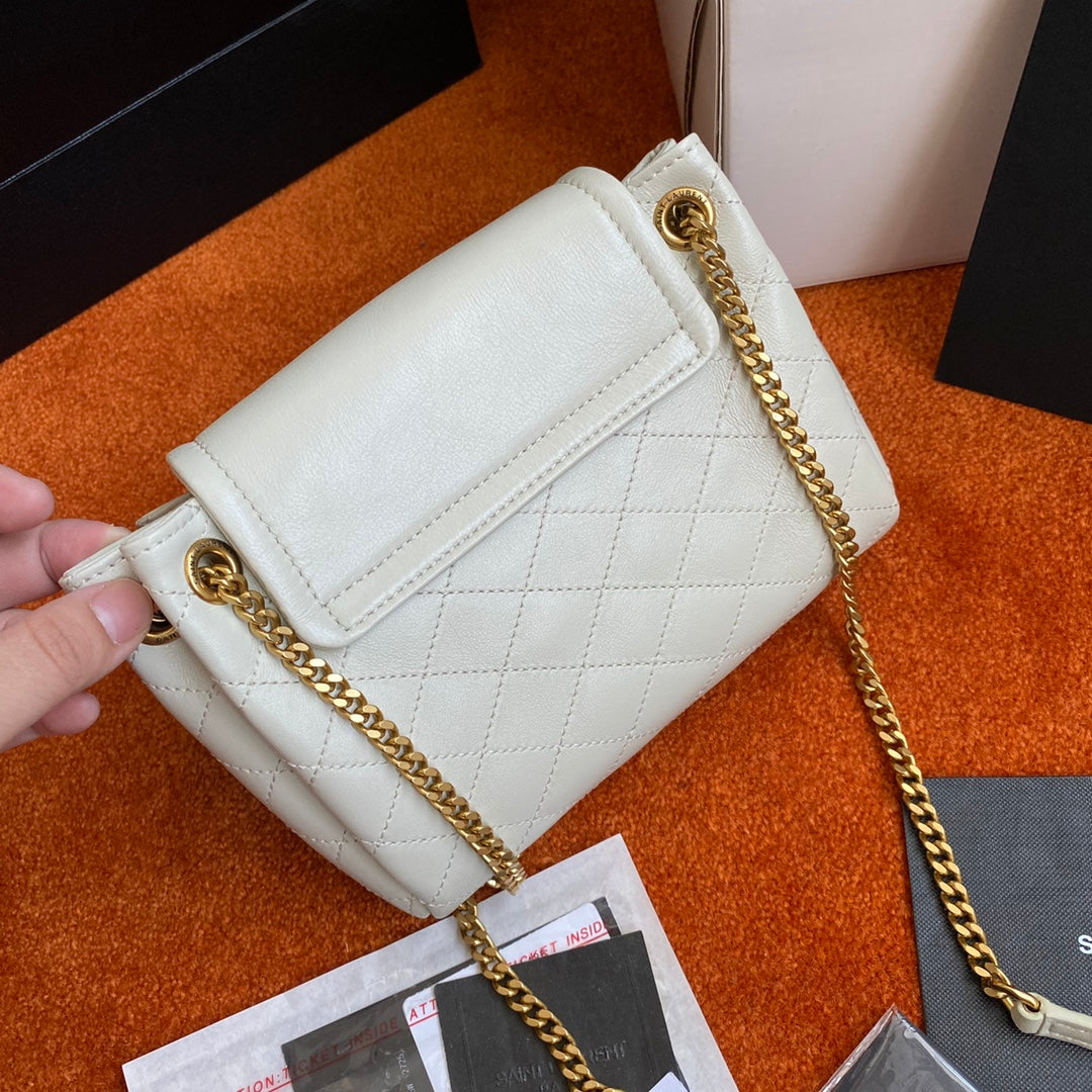 聖Y羅-Monogram Mini Nolita-復古菱格紋翻蓋包
