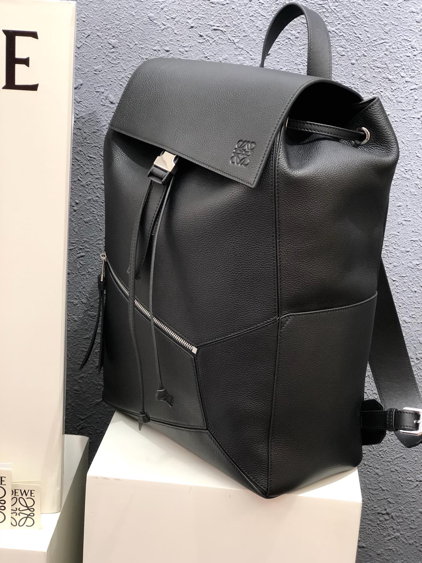 羅L威-男士 Puzzle Backpack 後背包 小牛皮