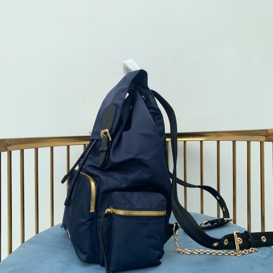 巴B家-Rucksack軍旅背包 深藍色 大號