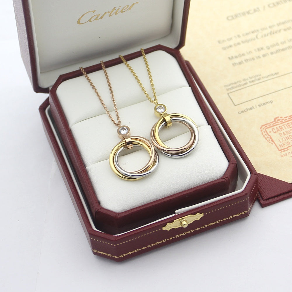 Cartier 三環項鍊