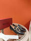 BALLY-經典方扣平底樂福鞋 黑色