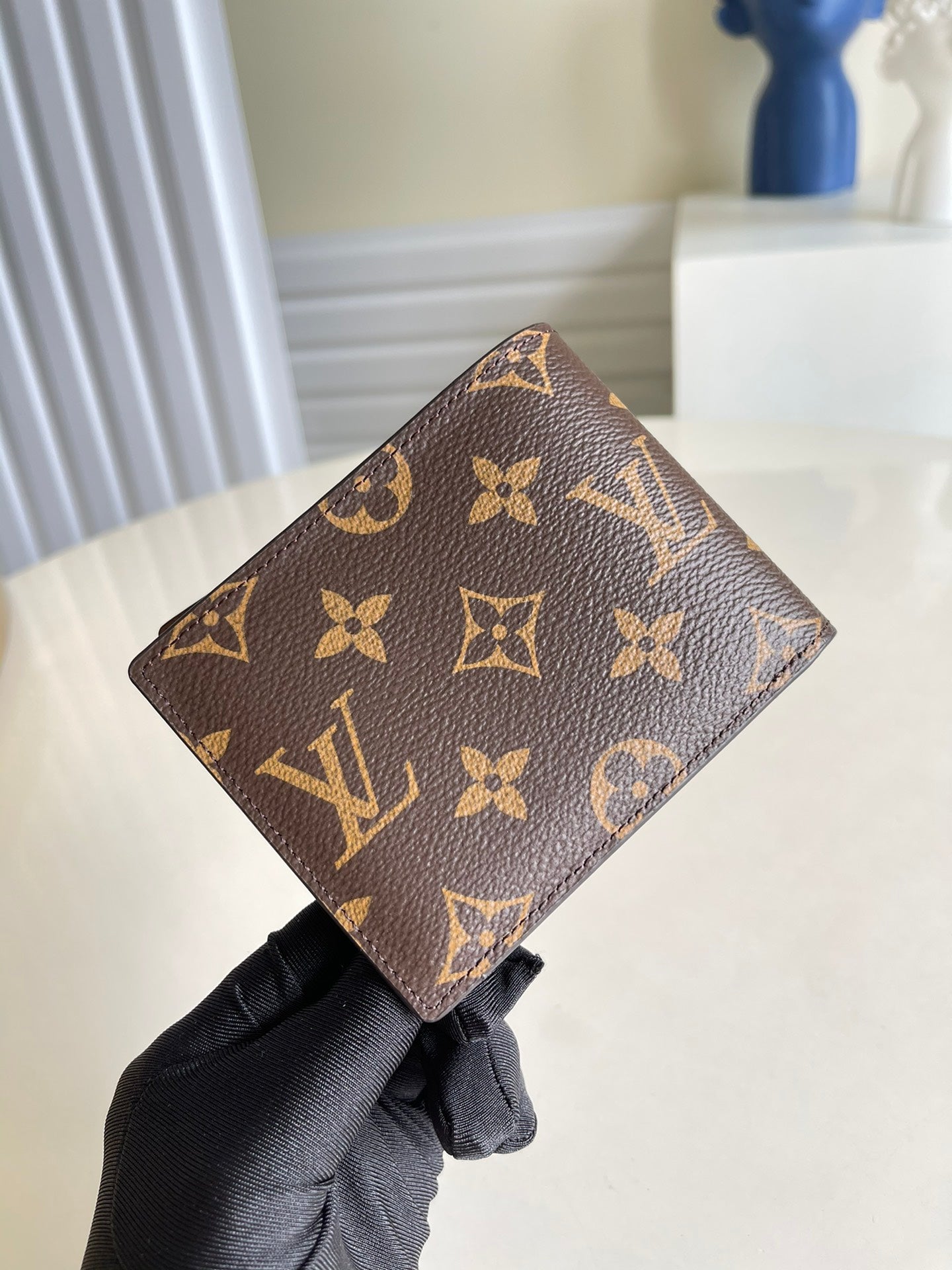 LV M62294 老花 SLENDER 男款短夾