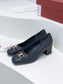 Salvatore Ferragamo鞋-菲拉格慕 經典Gancini扣 低跟鞋