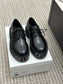賽C家-2023春夏新款 厚底樂福鞋 霧黑色