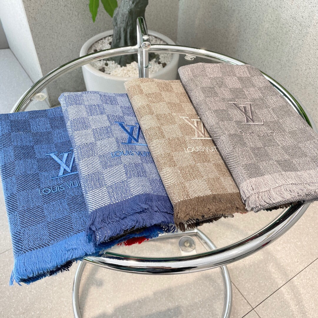 路L家-頂級羊絨圍巾 180*32cm 100%羊絨 灰色