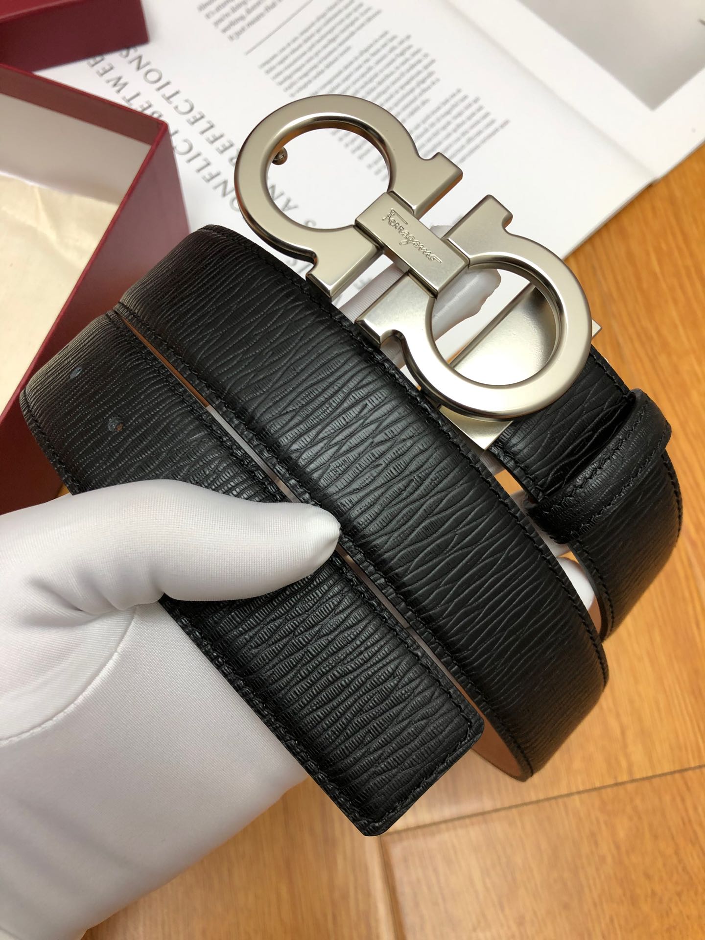 SF菲拉格-皮帶-3.5cm-男款