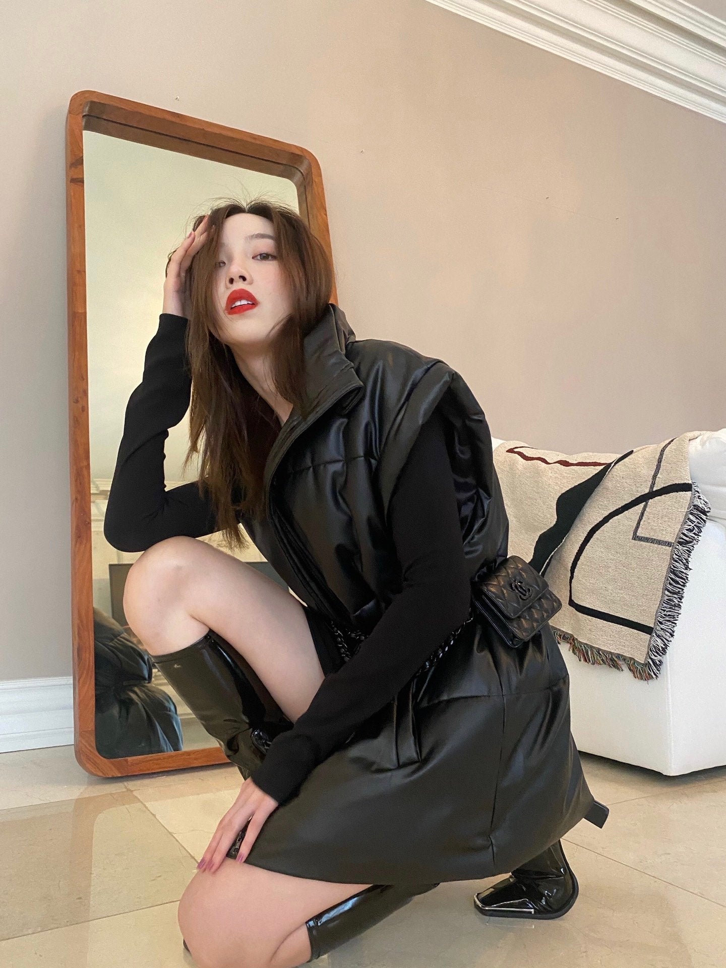 Chanel 黑色卡包
