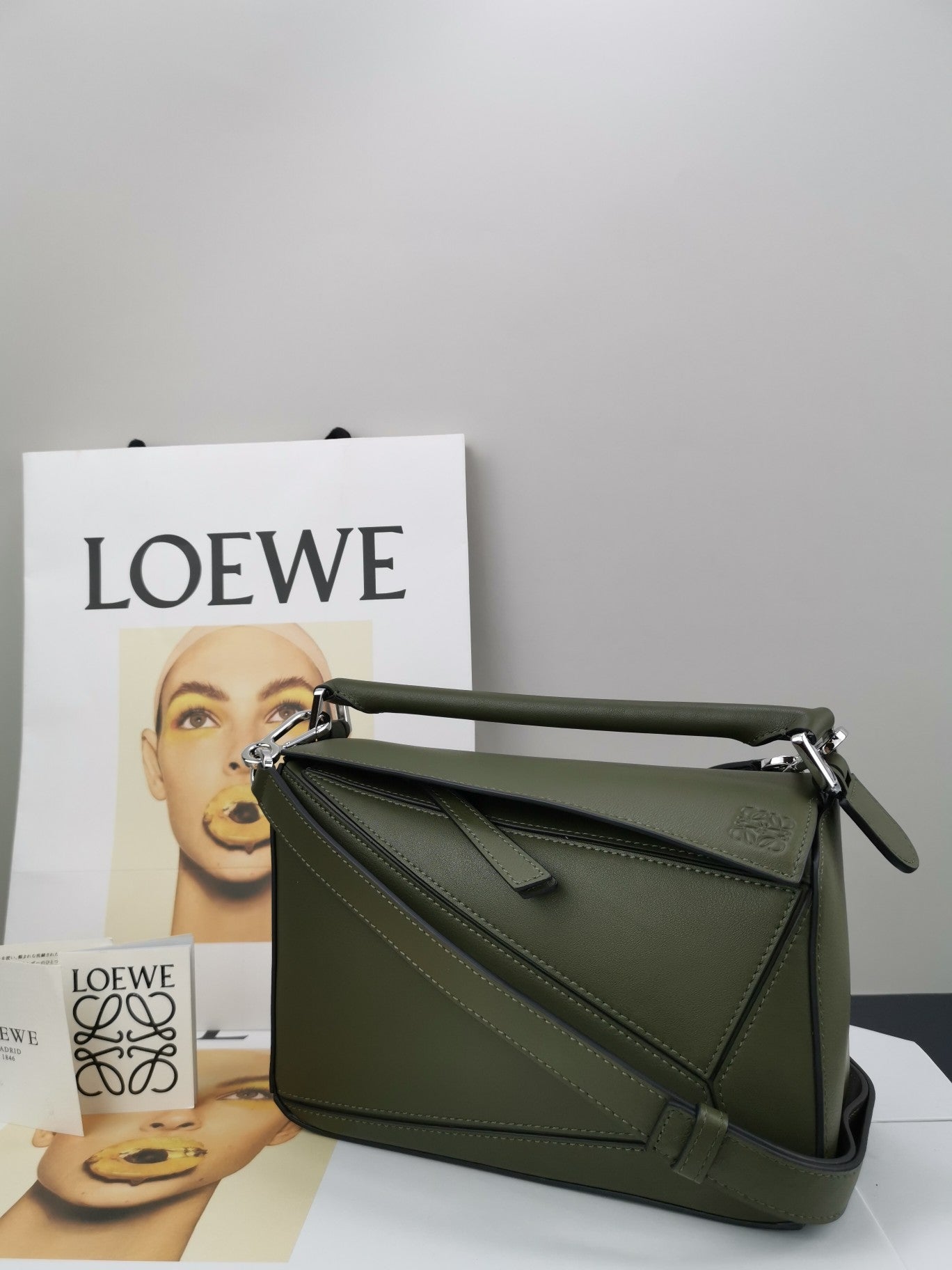 羅L威-Puzzle bag 小牛皮 小號