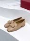 Salvatore Ferragamo鞋-菲拉格慕 方頭樂福鞋 膚色