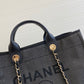 Chanel 大號黑色沙灘包