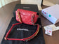 Chanel 19Bag系列腰包-紅色