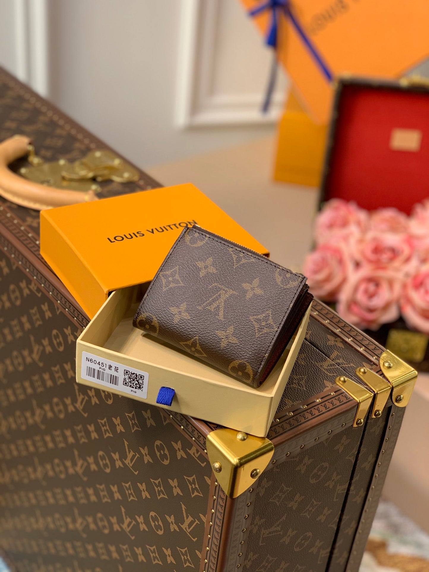 LV M60451 老花 Victorinem 短夾