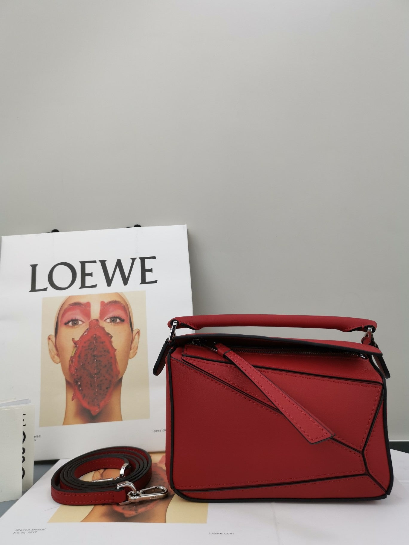 羅L威-Puzzle bag mini 小牛皮