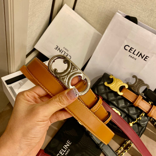 賽C家-咖色皮帶-2.0cm