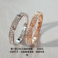 Cartier Love 細版滿天星戒指