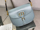 Dior Bobby-大號27cm-藍色牛皮