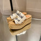 Chloe鞋-Chloe Woody Wedge Mule 厚底拖鞋