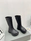 巴黎世-2022秋冬 x Crocs 防滑厚底雨靴 黑色