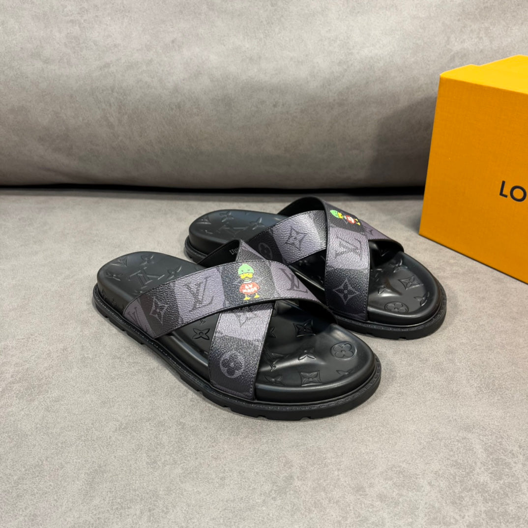 Lou-2022春夏新款 鴨子圖拖鞋