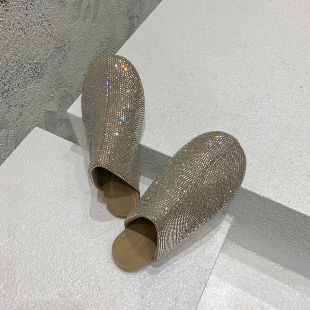 B編織-22S官網秋冬新品 豆豆鞋底鑽拖（35-39，40-42可訂製）