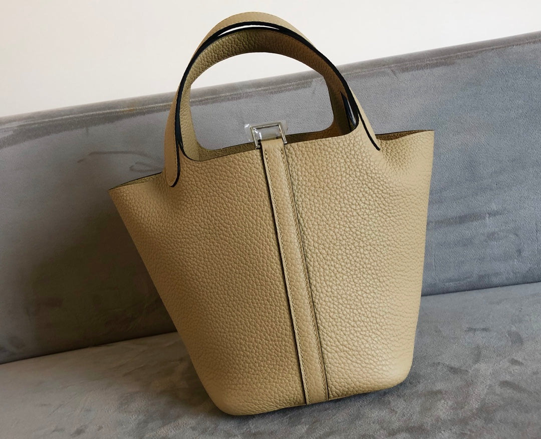 Hermes Picotin 18-TC-風衣灰-銀扣