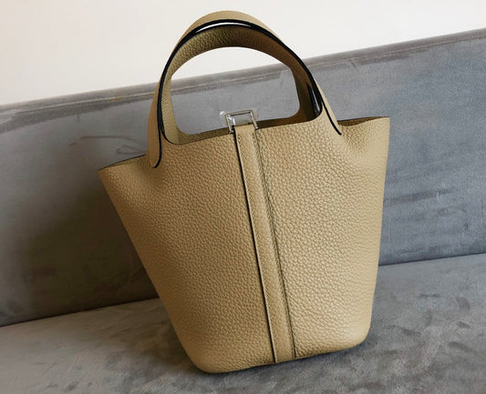 Hermes Picotin 18-TC-風衣灰-銀扣