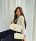 Dior Caro 小號20cm-白色小牛皮