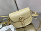 Dior Bobby-中號22cm-奶油杏色牛皮
