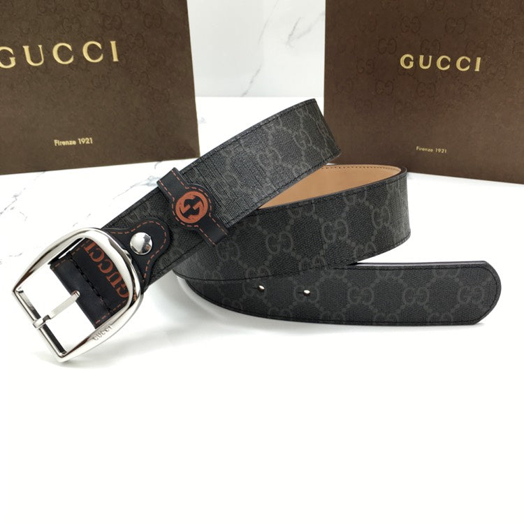 古G家-皮帶-3.8cm-男款