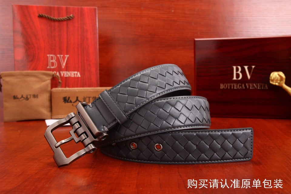 B編織-皮帶-3.4cm-男款