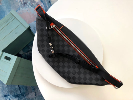 Lou-Damier Cobalt 腰包