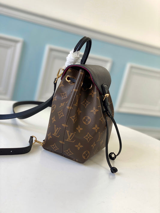 LV M45516 黑色mini  Montsouris BB 雙肩包