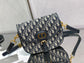 Dior-Bobby包 oblique系列秋冬 中號 經典藍布
