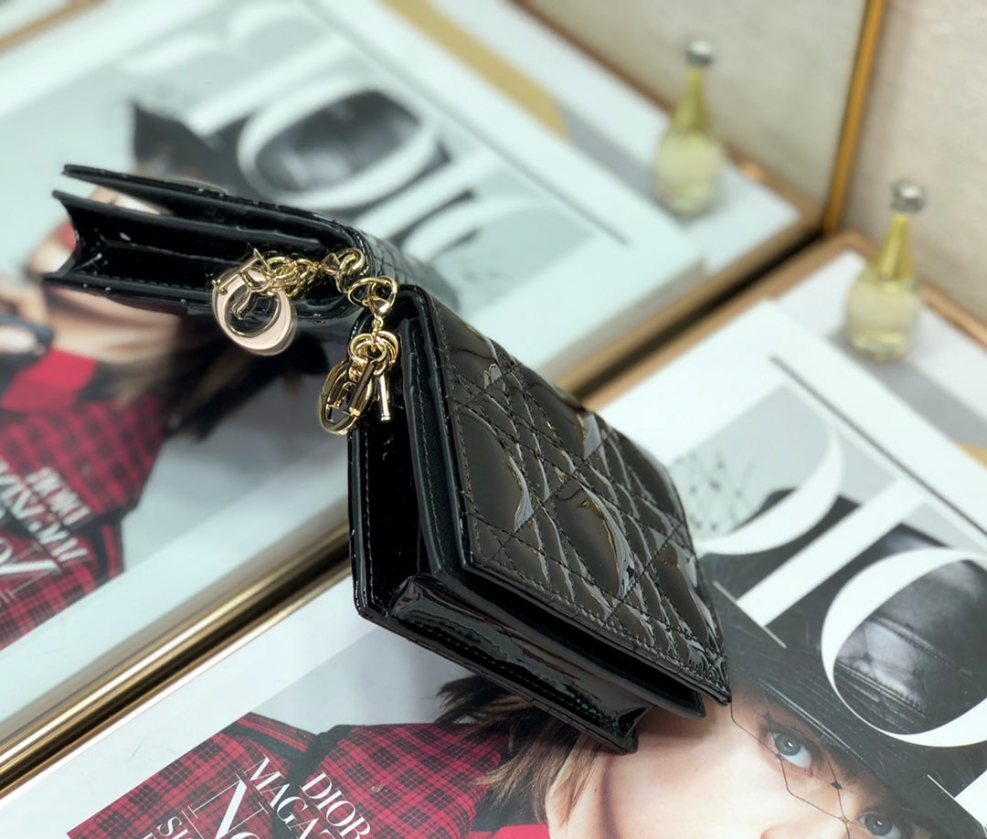 Dior 藤格紋卡包-11*9cm