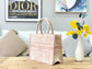 Dior Book Tote-小號36.5cm-粉色老虎
