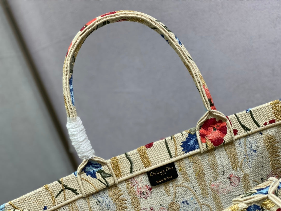 Dior Book Tote-大號41.5cm-新年限定花卉