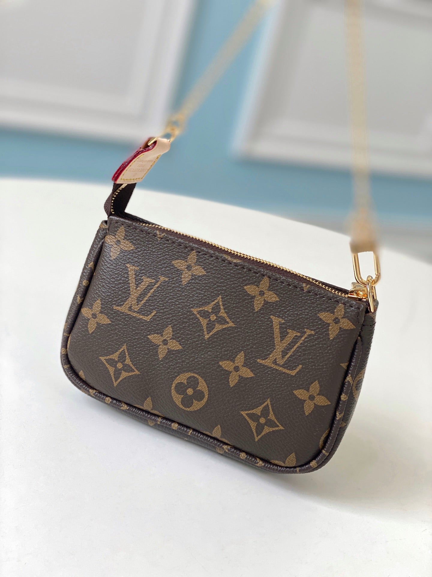 LV M58009 箱子絲印 Mini Pochette Accessoires