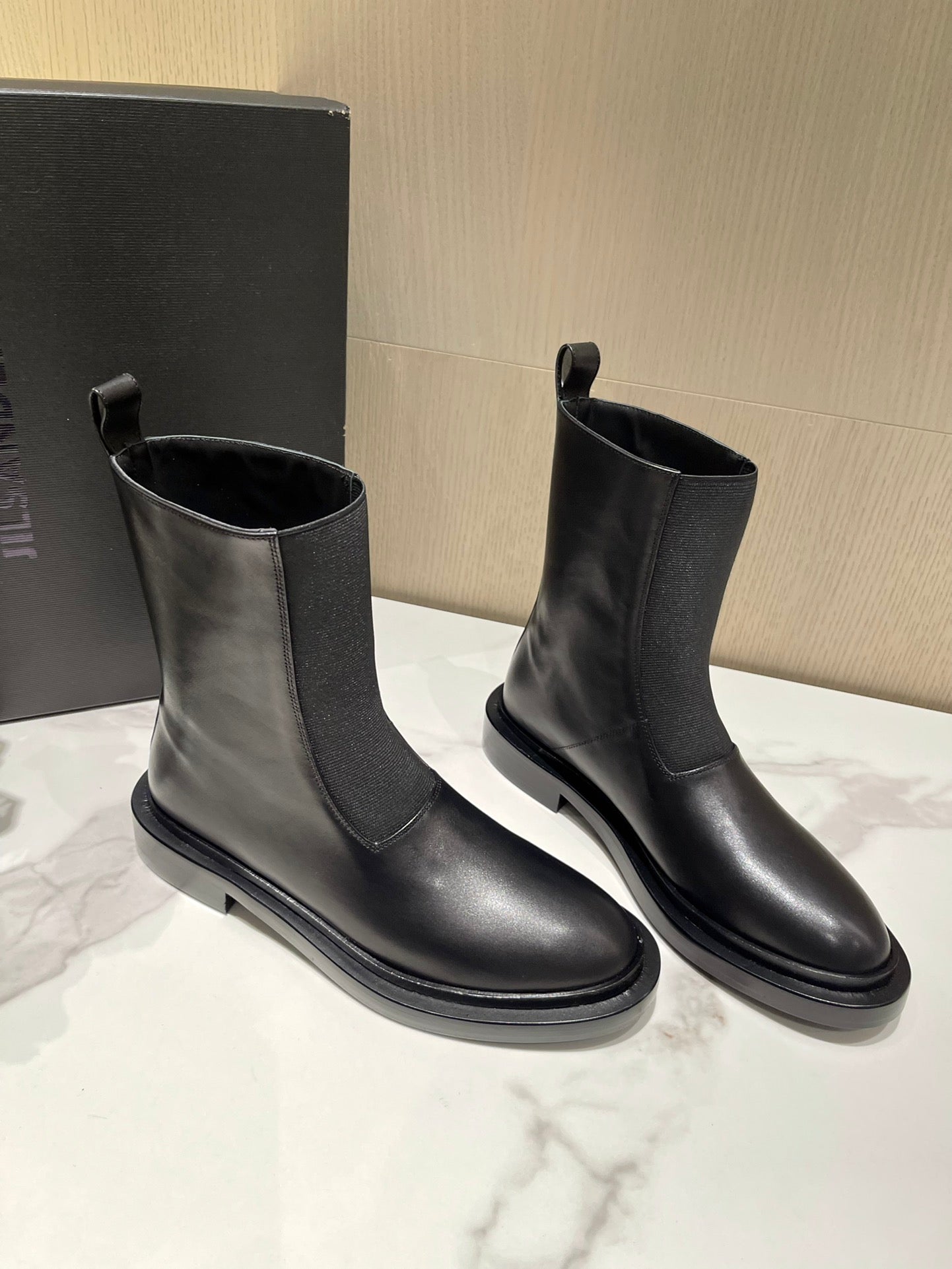Jil sander-2022新款 切爾西短靴