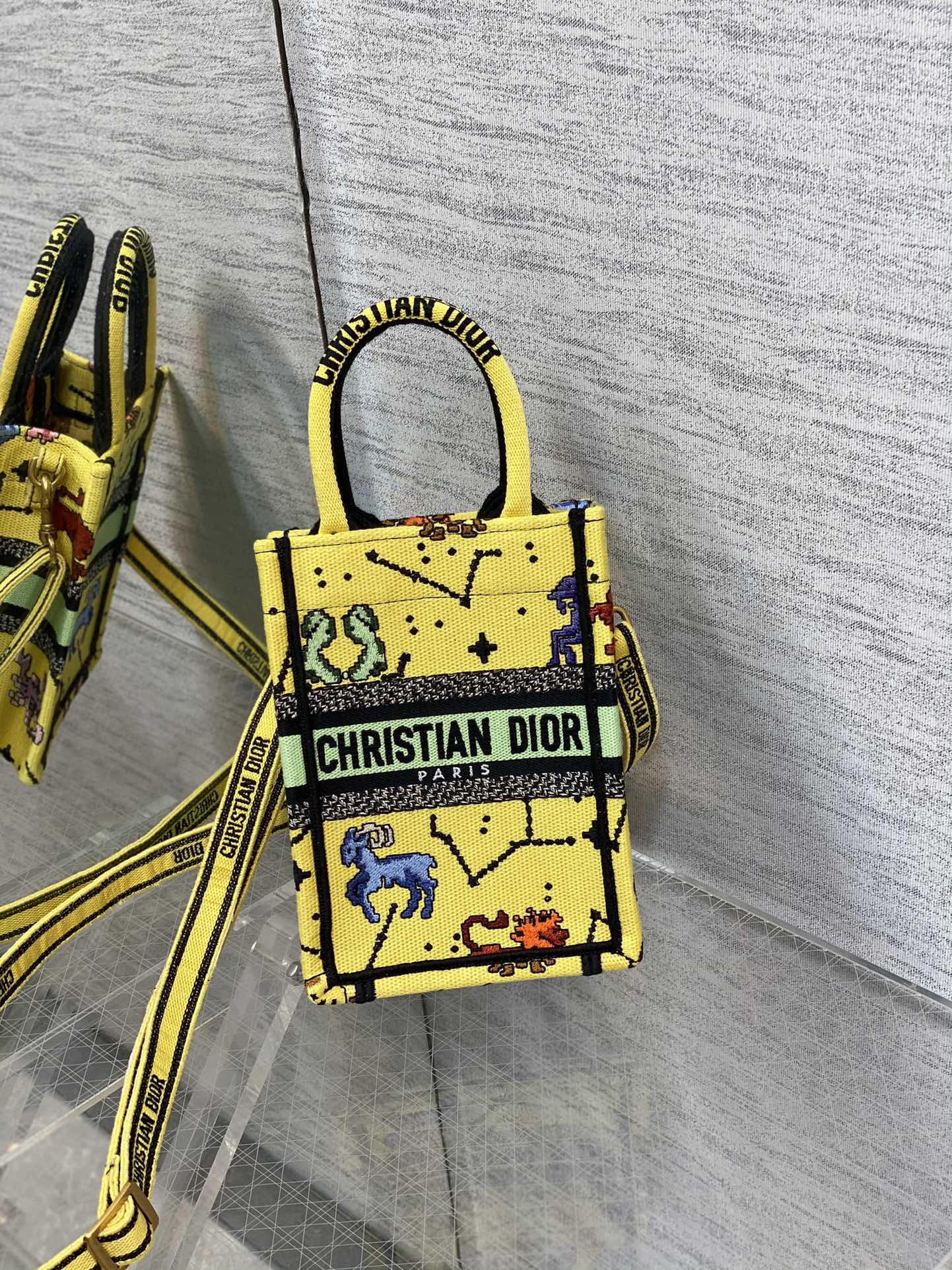 迪D家 Book Tote-最新豎版mini 黃色