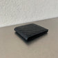 B編織-大編織格子 短夾 羊皮 12×12cm