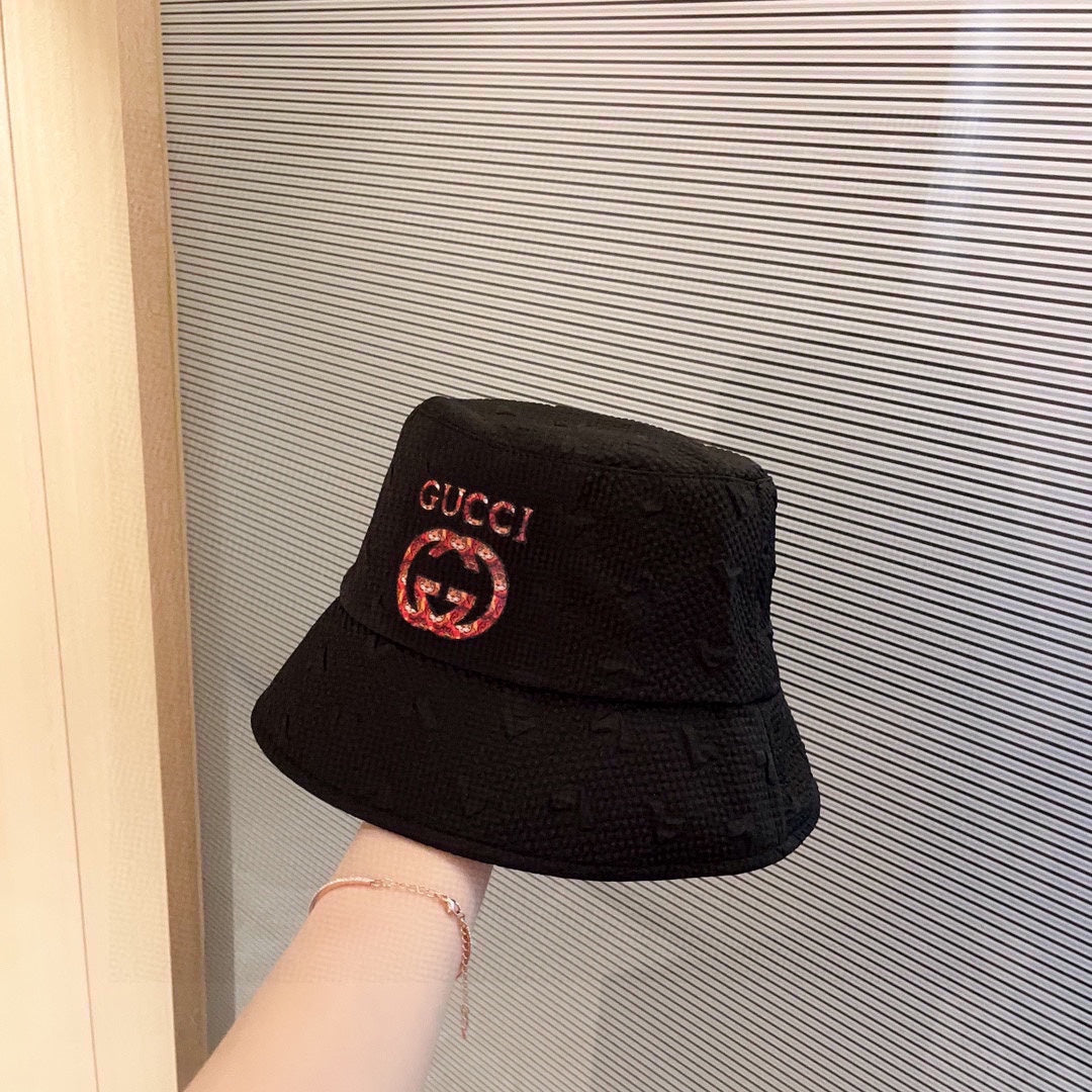 古G家-刺繡漁夫帽