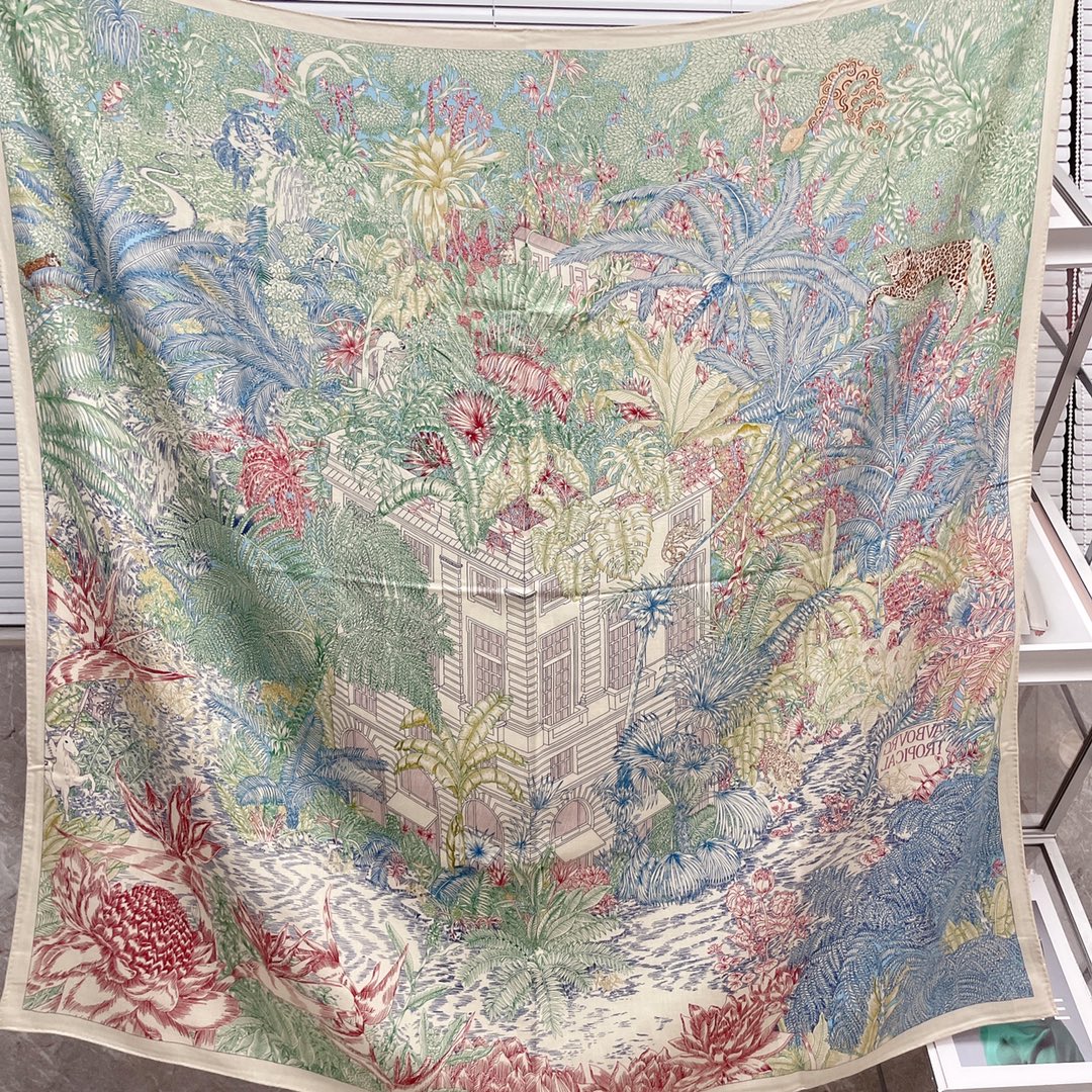 小愛款-雙面大絲巾 136cm-30%真絲70%羊毛