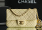 Chanel 金球CF口蓋包-小雞黃
