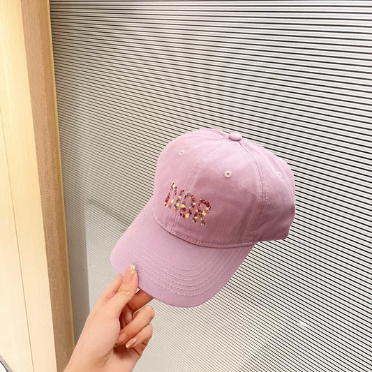 迪D家-花卉LOGO棒球帽